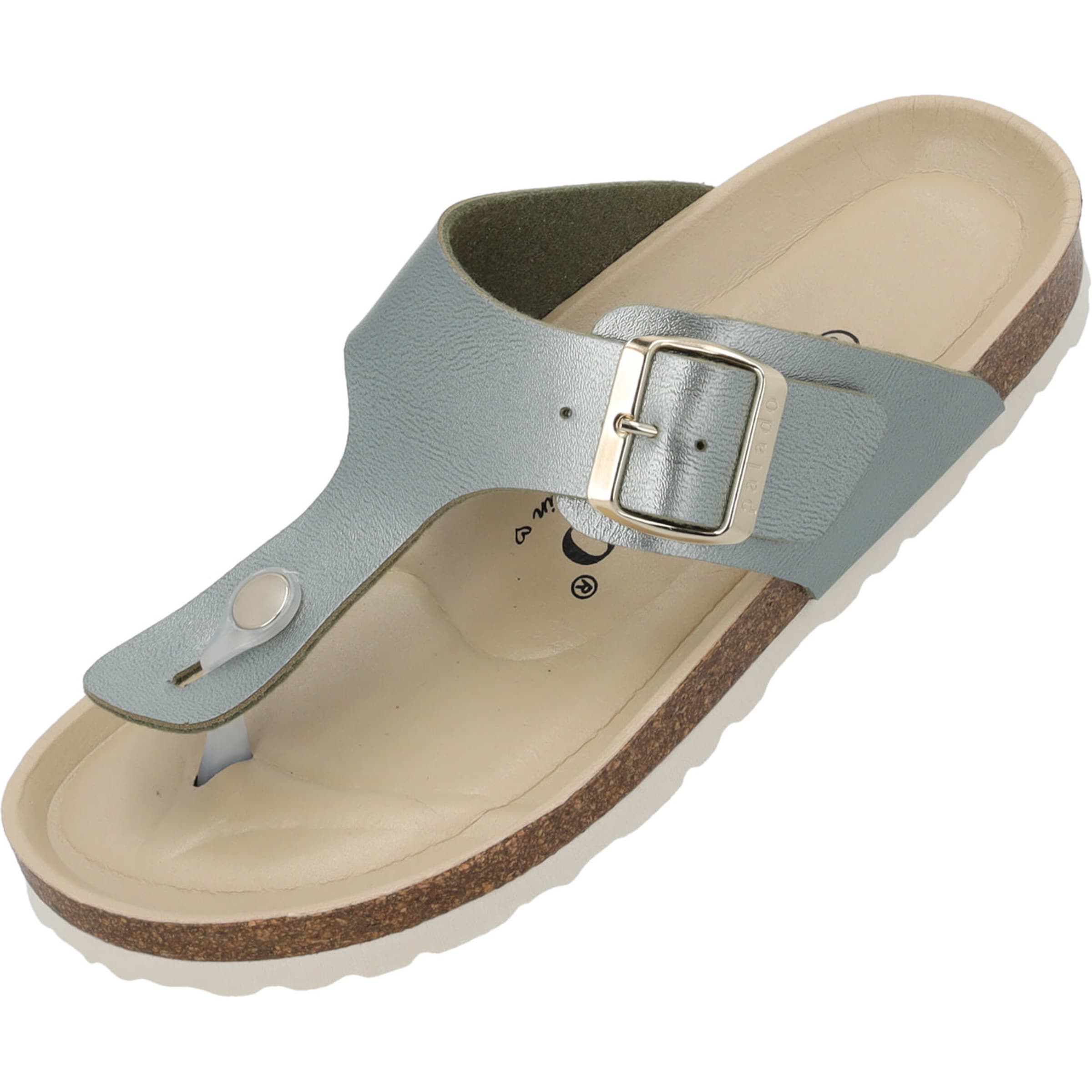 Palado - Sandalias de dedo 'Kos BEGS' en verde: frente