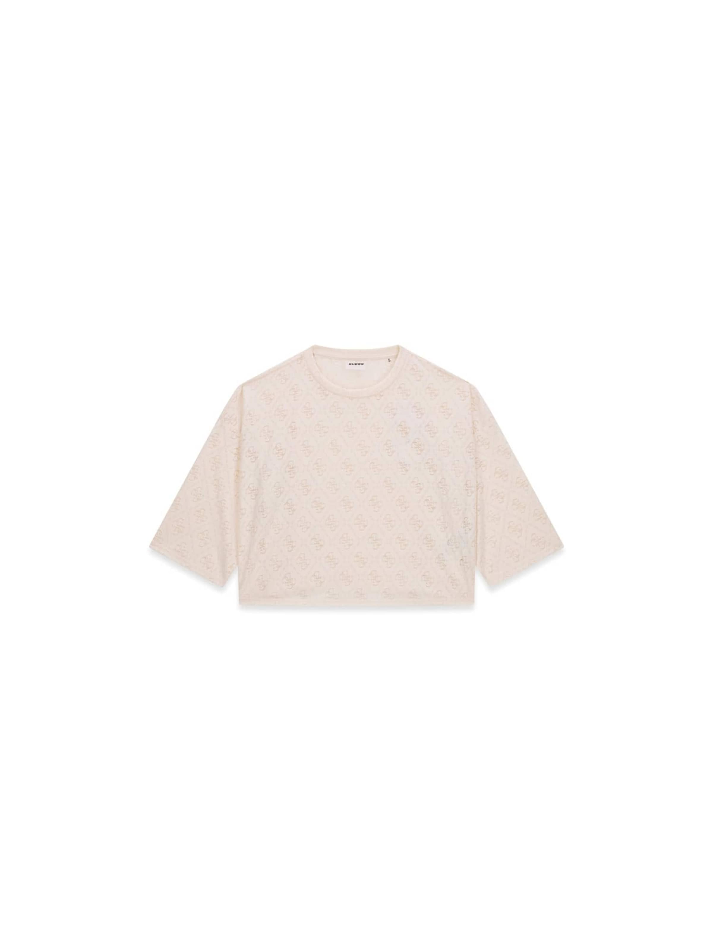 GUESS T-Shirt in Beige: Vorderseite