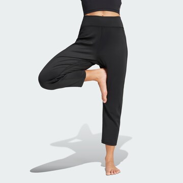 ADIDAS PERFORMANCE Regular Sports trousers 'All Me Essentials' in Black: front