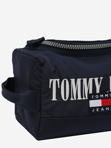 Tommy Jeans حقيبة لأدوات الزينة بلون أزرق