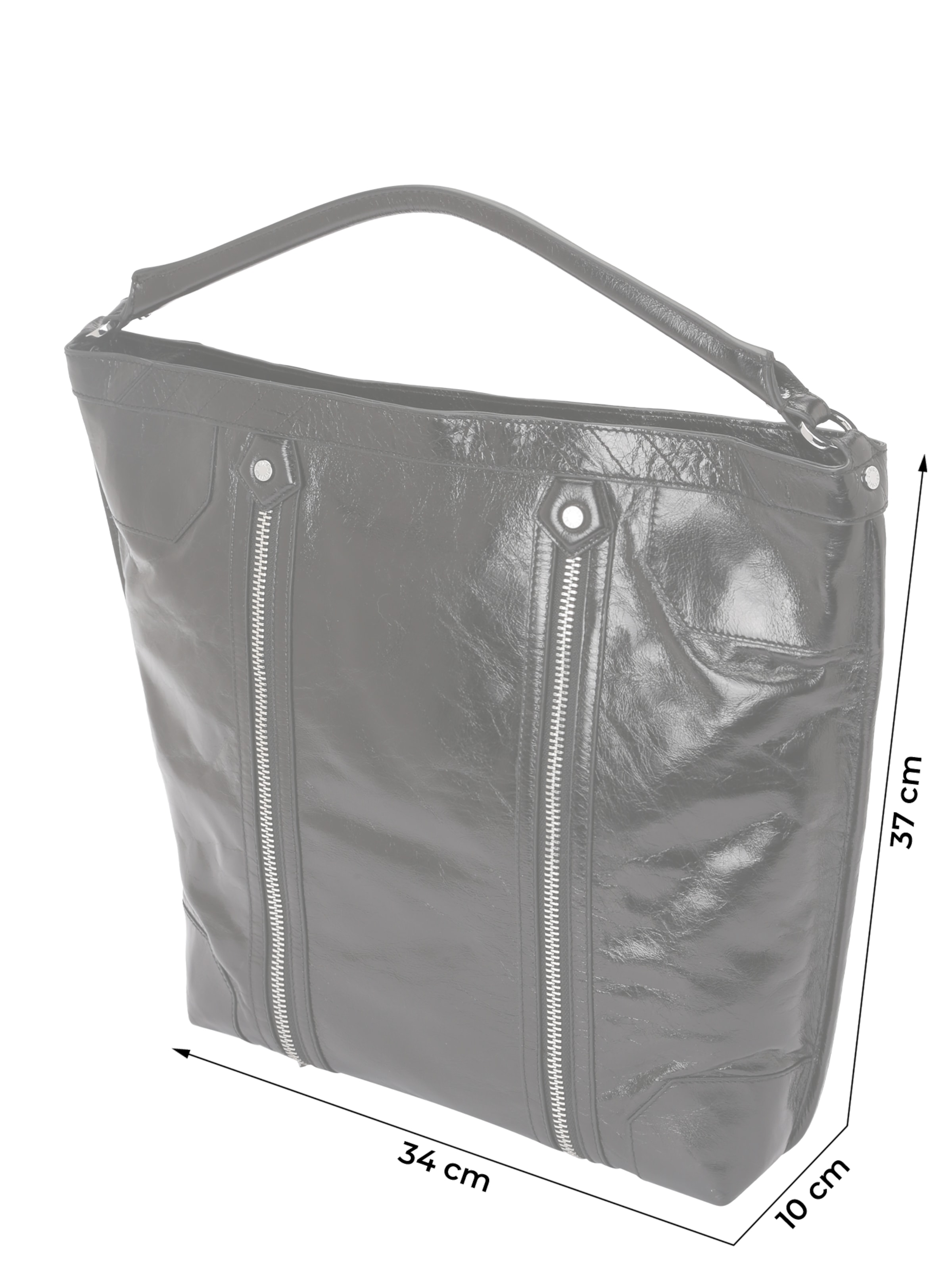 Zadig & Voltaire Ostoskassi 'SUNNY' värissä musta