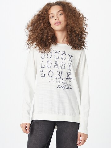 Soccx Sweatshirt in White: front