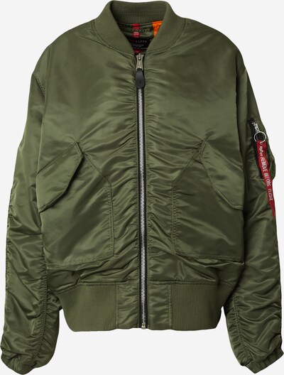 ALPHA INDUSTRIES Overgangsjakke i khaki / rød, Produktvisning