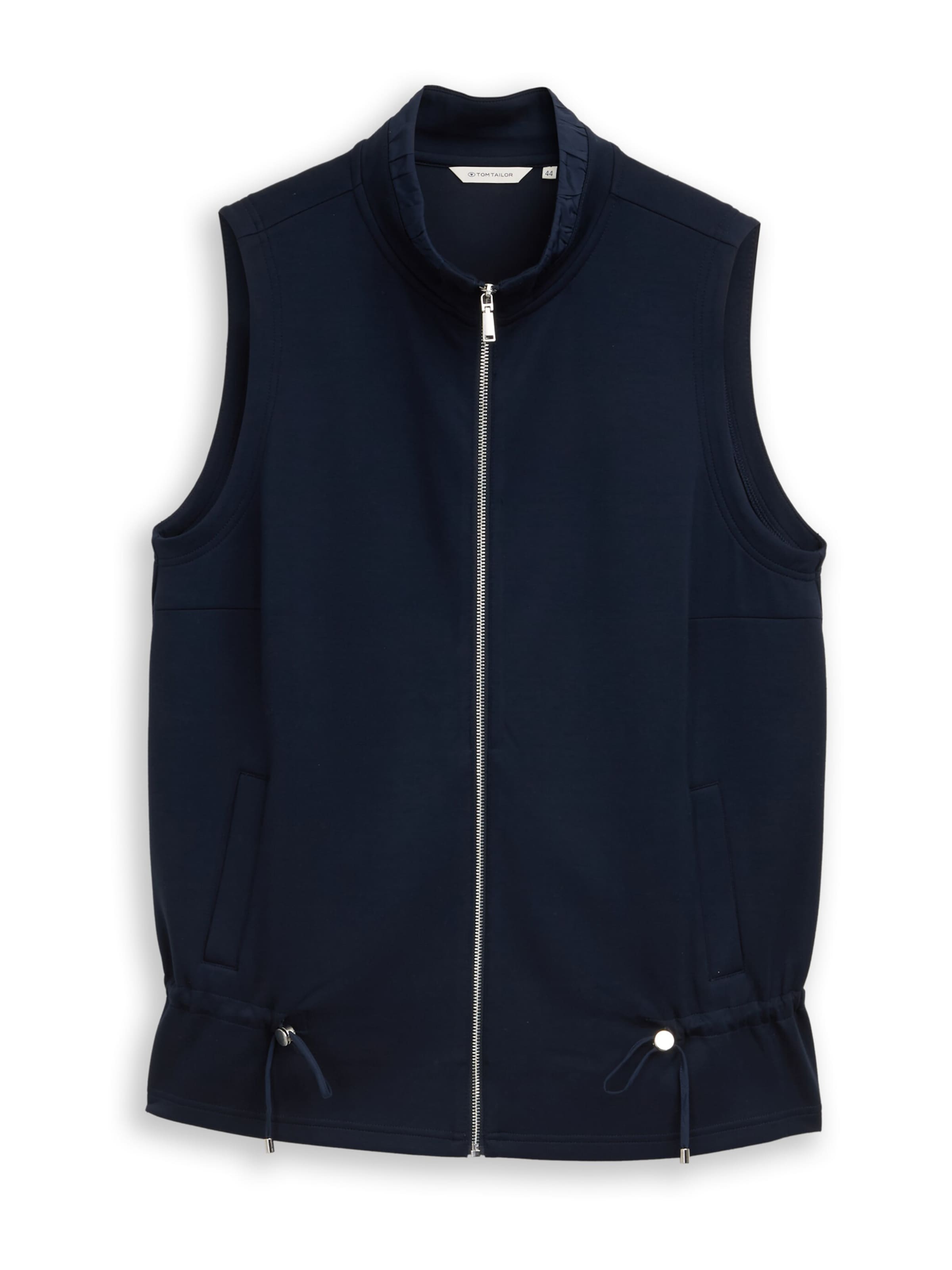 Tom Tailor Women + Sweatjacke in Blau: Vorderseite