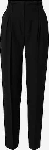 HUGO Red Regular Pleated Pants 'Hobana' in Black: front