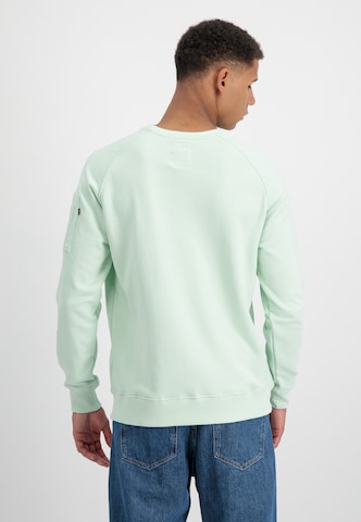 ALPHA INDUSTRIES Sweatshirt 'X-Fit' in Groen