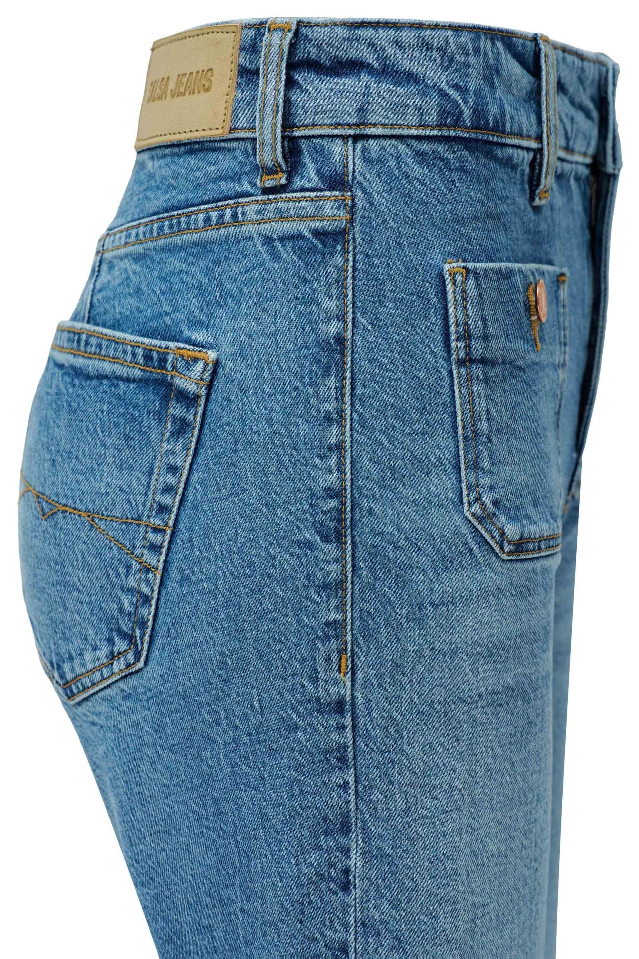 Salsa Jeans Tapered Jeans in Blauw