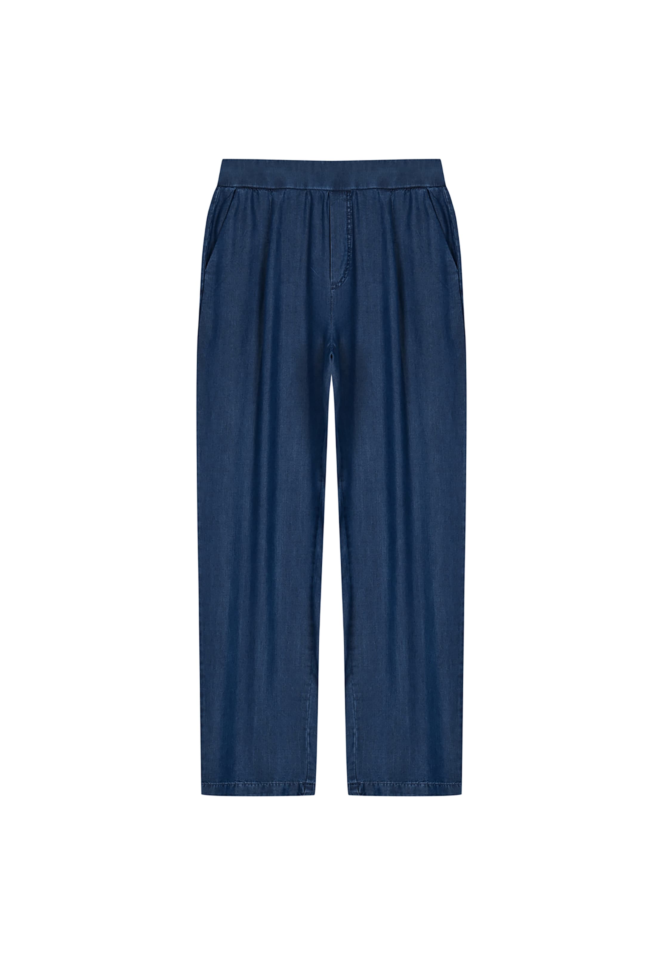 FRESHLIONS Regular Stoffhose 'Pamela' in Blau: Vorderseite