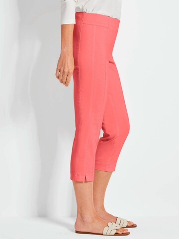Coupe slim Pantalon 'Louisa' Goldner en orange