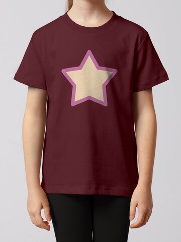 T-Shirt ' Stern ' watabout.kids en rouge : devant