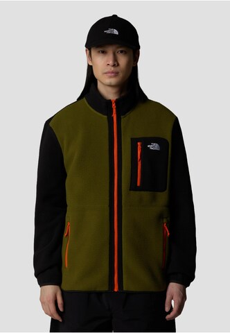 THE NORTH FACE Athletic fleece jacket 'Yumiori' in Green: front