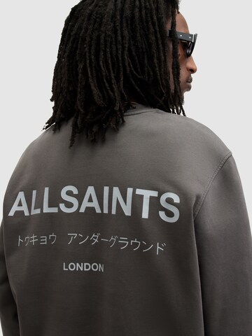 Bluză de molton de la AllSaints pe gri