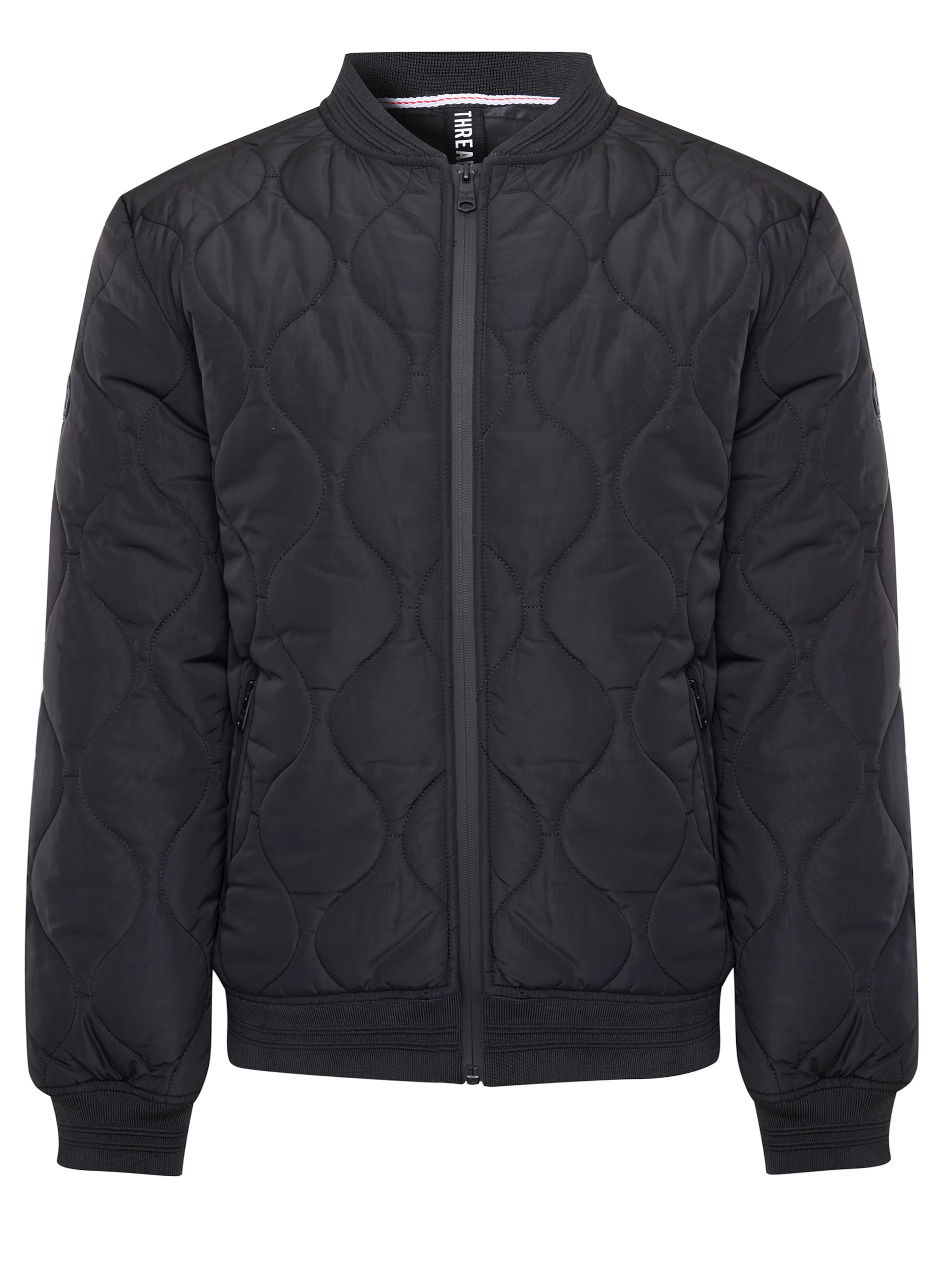 Threadbare Between-season jacket in Black: front