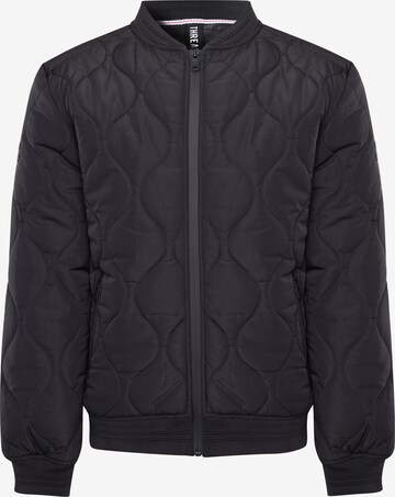 Threadbare Between-Season Jacket in Black: front