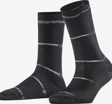 FALKE Socken 'Wave Bond' in Schwarz: Vorderseite