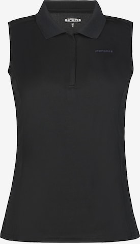 ICEPEAK Sport top 'Bazine' - fekete: elől