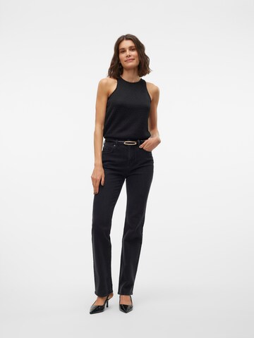 VERO MODA Bootcut Džíny 'Tessa' – černá