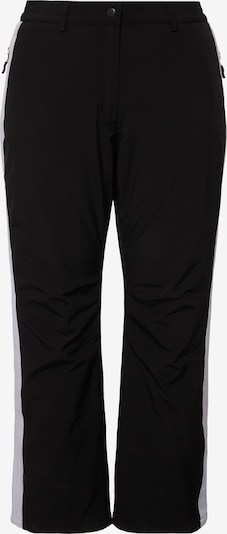 Ulla Popken Athletic Pants in Black / White, Item view