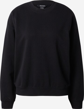 Sweat-shirt Monki en noir : devant