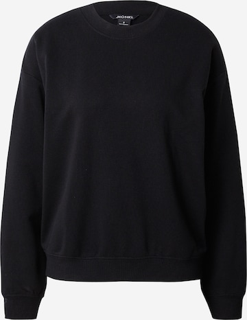 MonkiSweater majica - crna boja: prednji dio