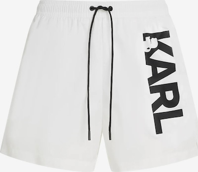 Karl Lagerfeld Uimashortsit koossa L värissä musta / valkoinen, Tuotenäkymä