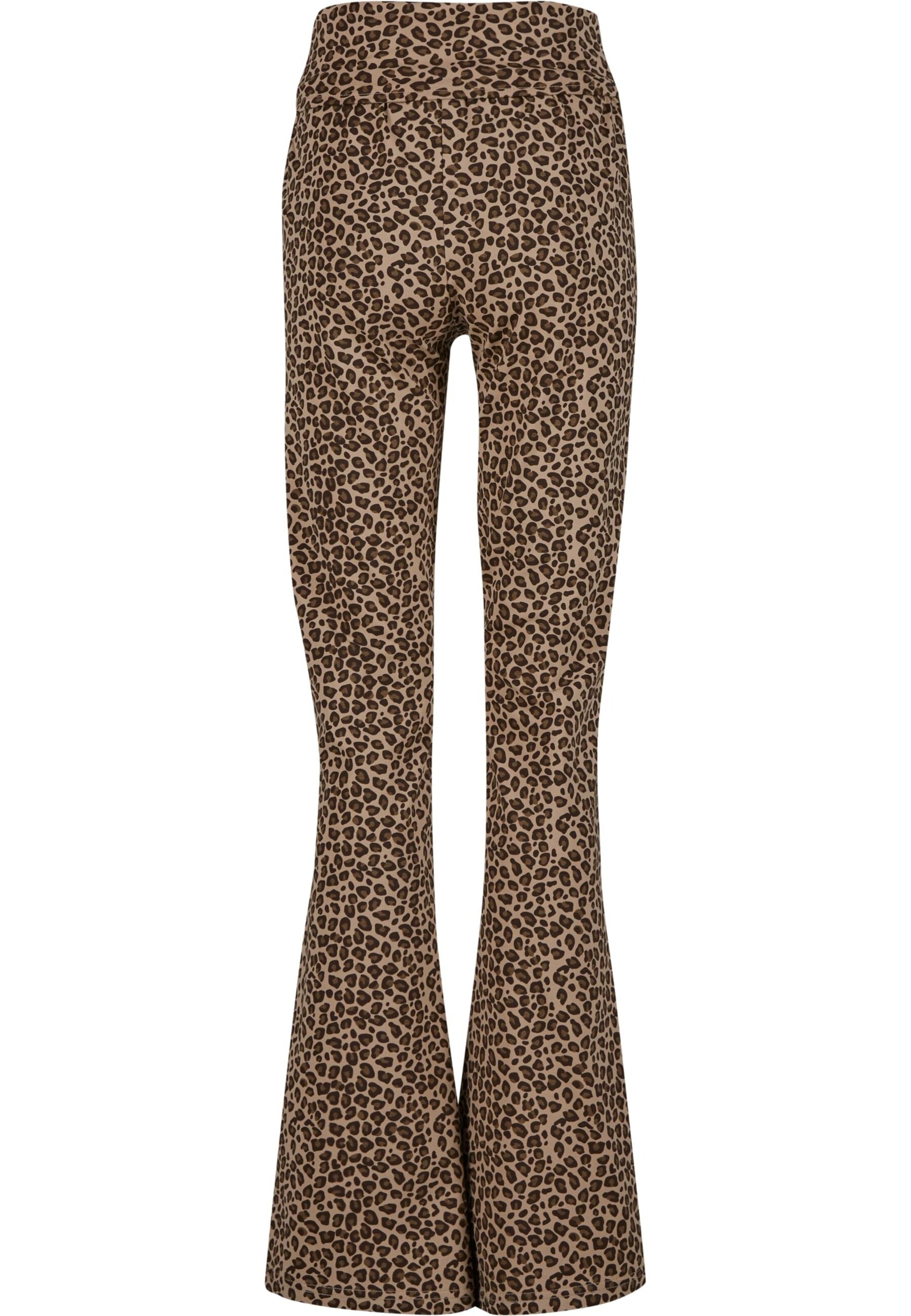 DEF Flared Broek in Bruin