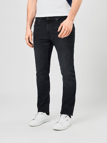 Tommy Jeans Slimfit Jeans 'Scanton' in Zwart: voorkant