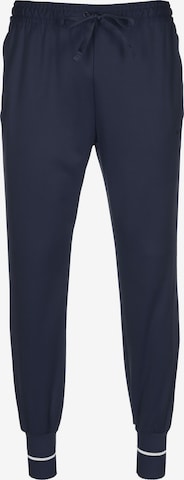NIKE Tapered Workout Pants in Blue: front