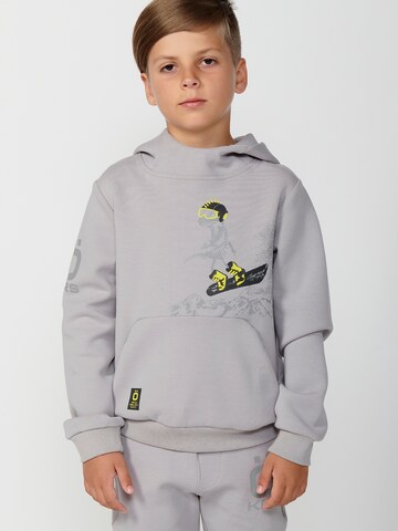 Sweat KOROSHI en gris : devant
