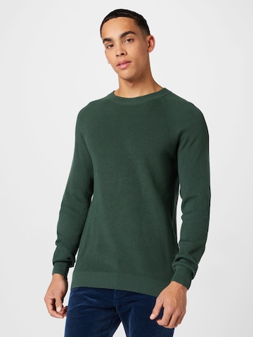 Casual Friday Sweater 'Kristian' in Green: front