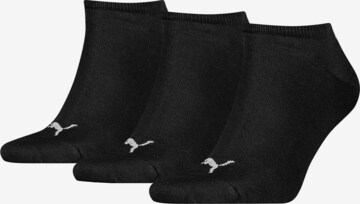 PUMA Ankle Socks in Black: front