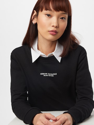 ARMANI EXCHANGE Sweatshirt '8NYM29' in Black