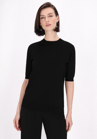 usha BLACK LABEL Свитер в Черный: спереди