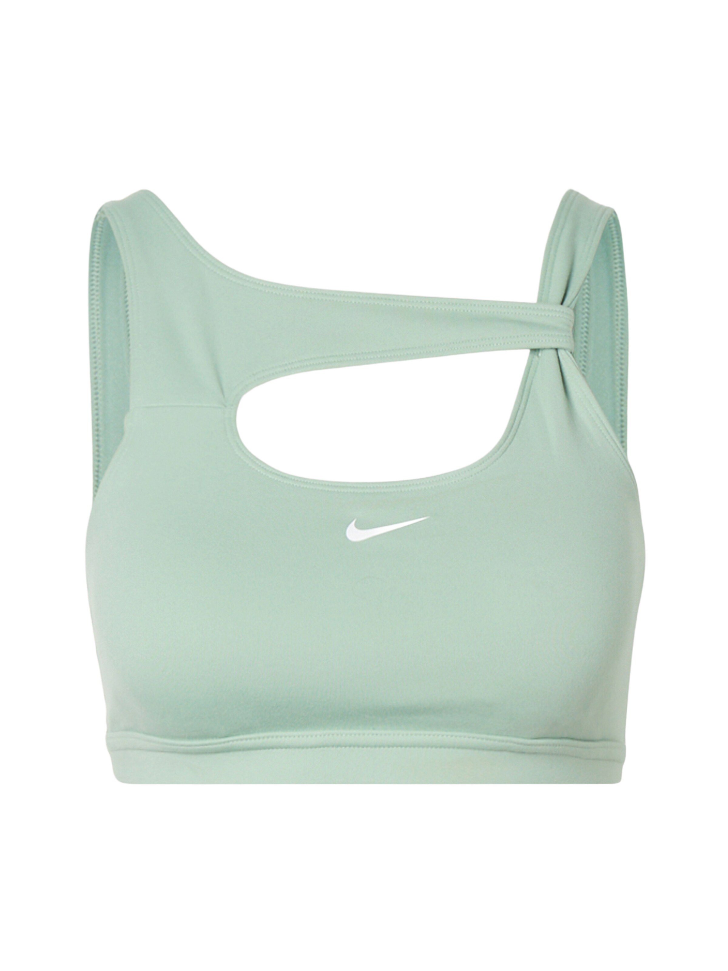 NIKE Спортивный бюстгальтер 'One' в Зеленый: спереди