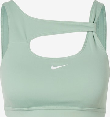 NIKE Спортивный бюстгальтер 'One' в Зеленый: спереди
