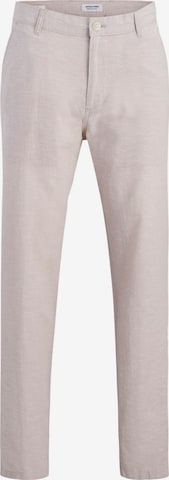 JACK & JONES Lærredsbukser i beige: forside