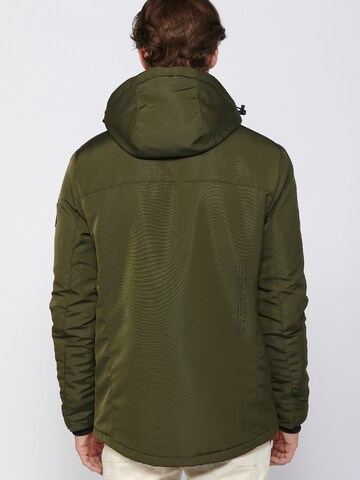 KOROSHI Between-season jacket in Green