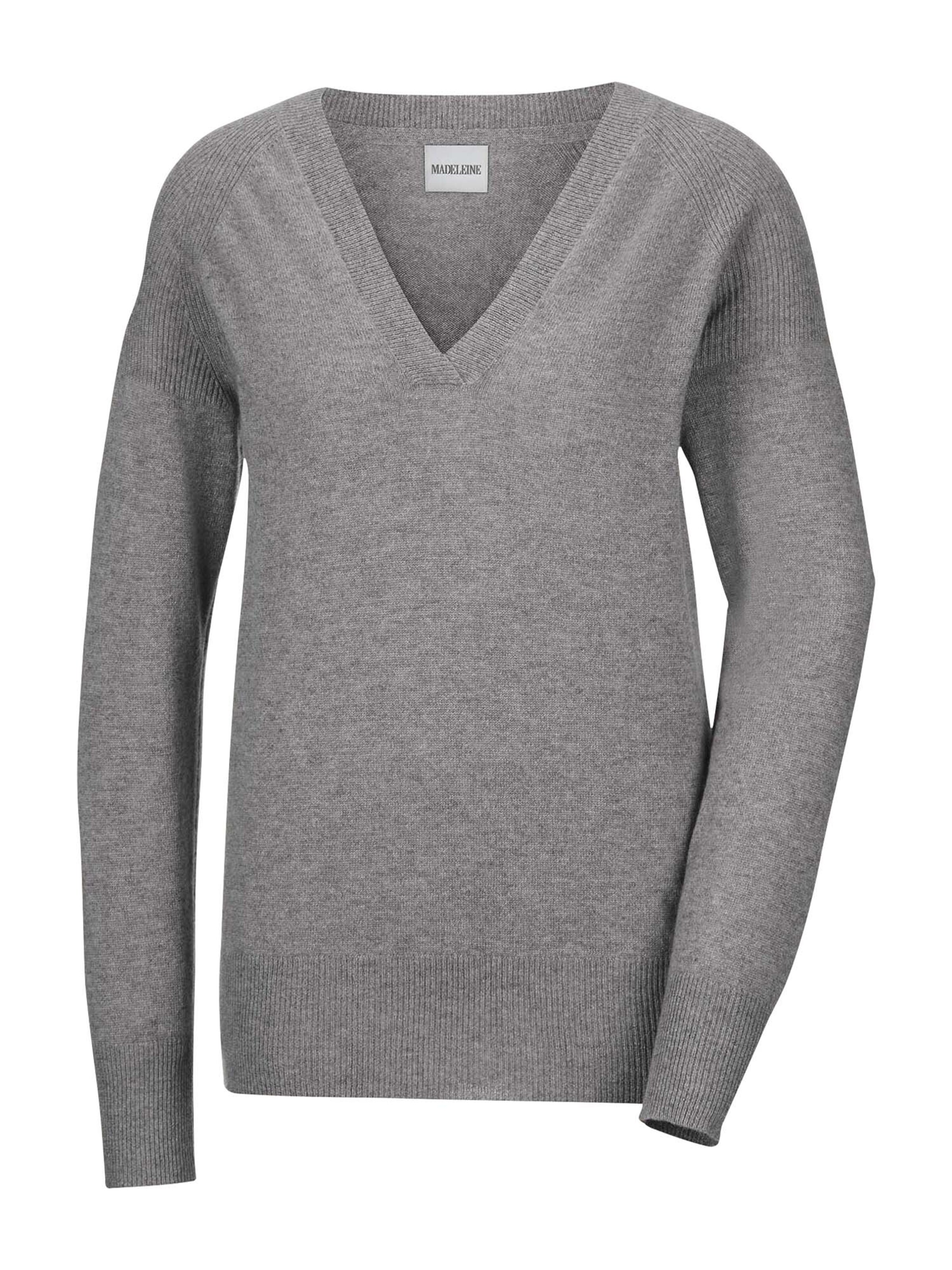 Pull-over MADELEINE en gris : devant