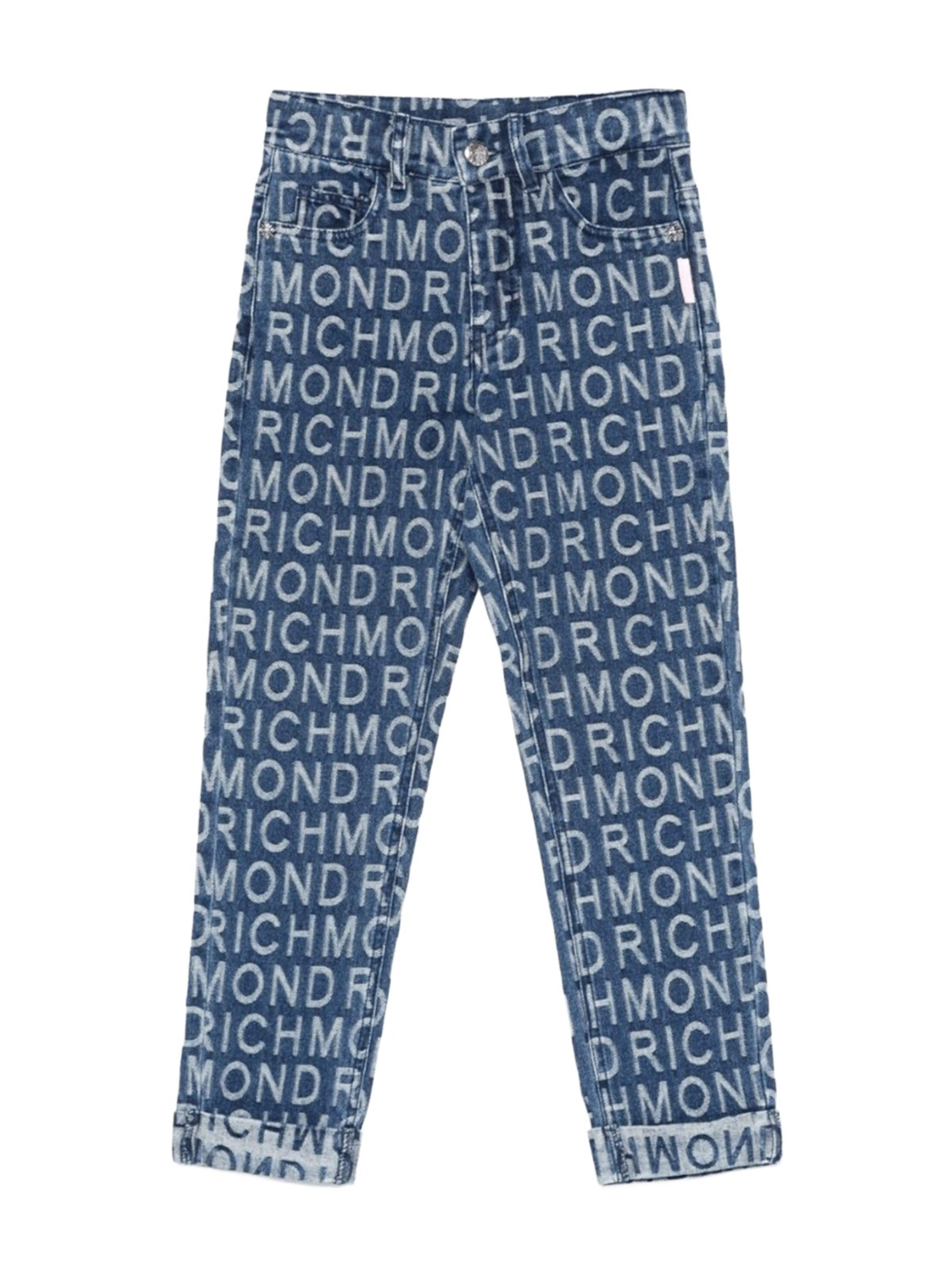 John Richmond Slimfit Jeans in Blauw: voorkant