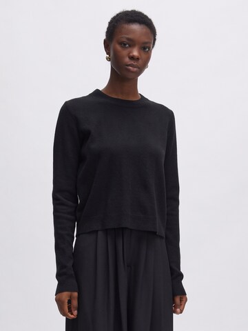 Pull-over 'Jackline' EDITED en noir : devant