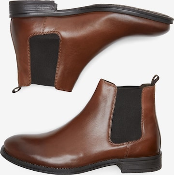 JACK & JONES Chelsea Boots 'Wargo' i brun