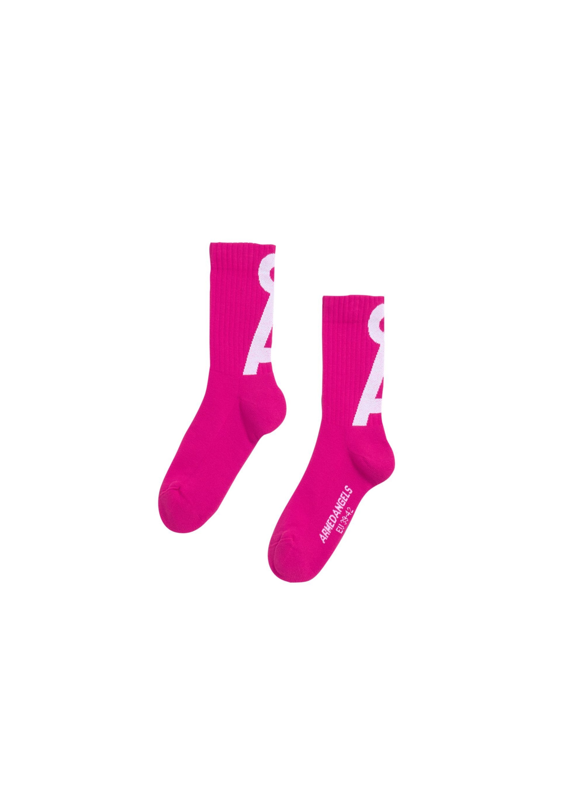 ARMEDANGELS Socks in Pink: front