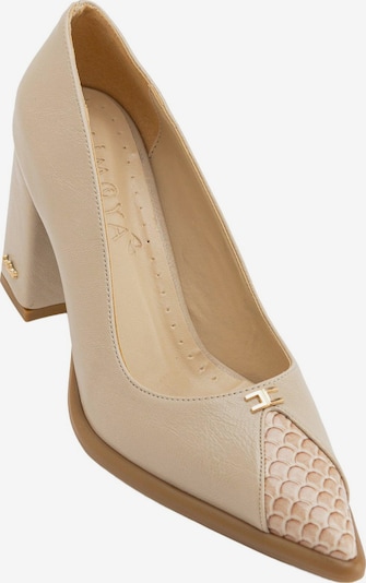 Limoya Pumps 'Limoya Lesa Spitzschuhe für Damen, 8 cm Absatz, Leder' in 36 in Beige, Item view