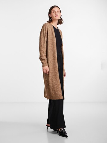 Y.A.S Knit Cardigan 'JULIETTA' in Brown