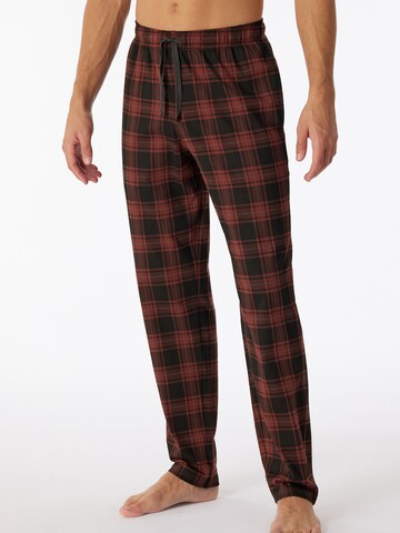 Pantalon de pyjama ' Mix & Relax ' SCHIESSER en rouge : devant