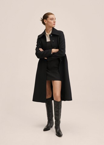 MANGO Between-Seasons Coat 'Manila' in Black