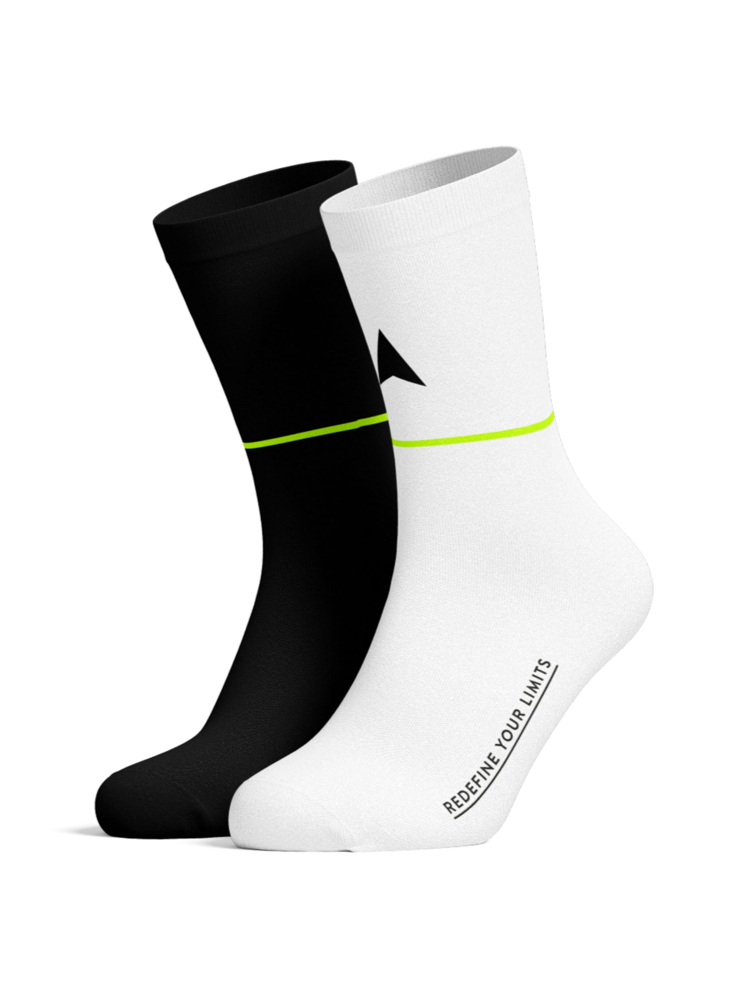 PIPPO Amsterdam Sports socks 'Statement Égalité' in White: front