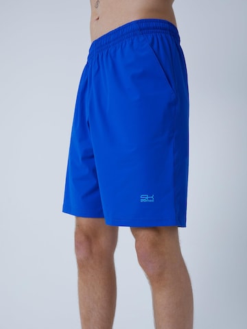 SPORTKIND Regular Sporthose 'Shorts lang'‌‌‌‌‌‌ in Blau: Vorderseite