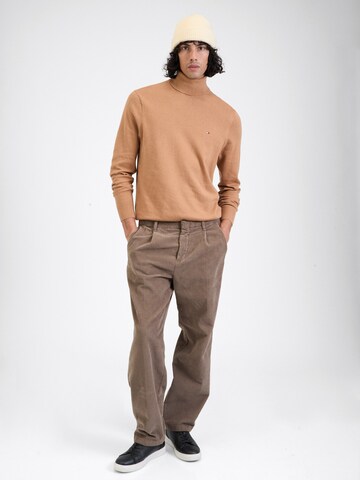 TOMMY HILFIGER Sweter w kolorze brązowy