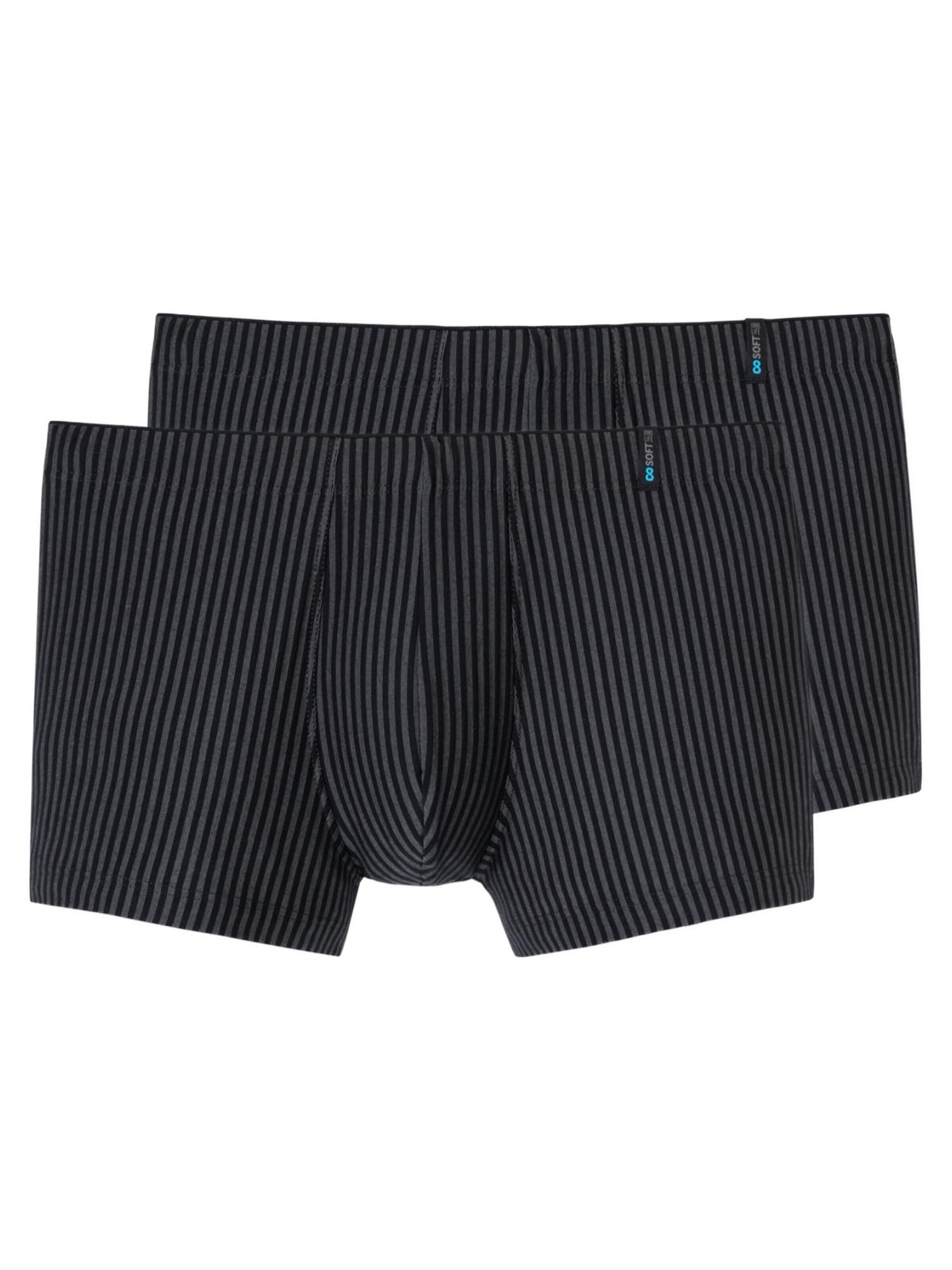 SCHIESSER Boxer shorts 'Long Life Soft' in Blue: front